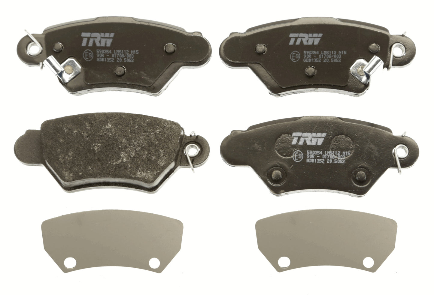 TRW - GDB1352 // GDB1471 //  - Bremsbelagsatz, Scheibenbremse // 19-0468 // 2325803 // J167