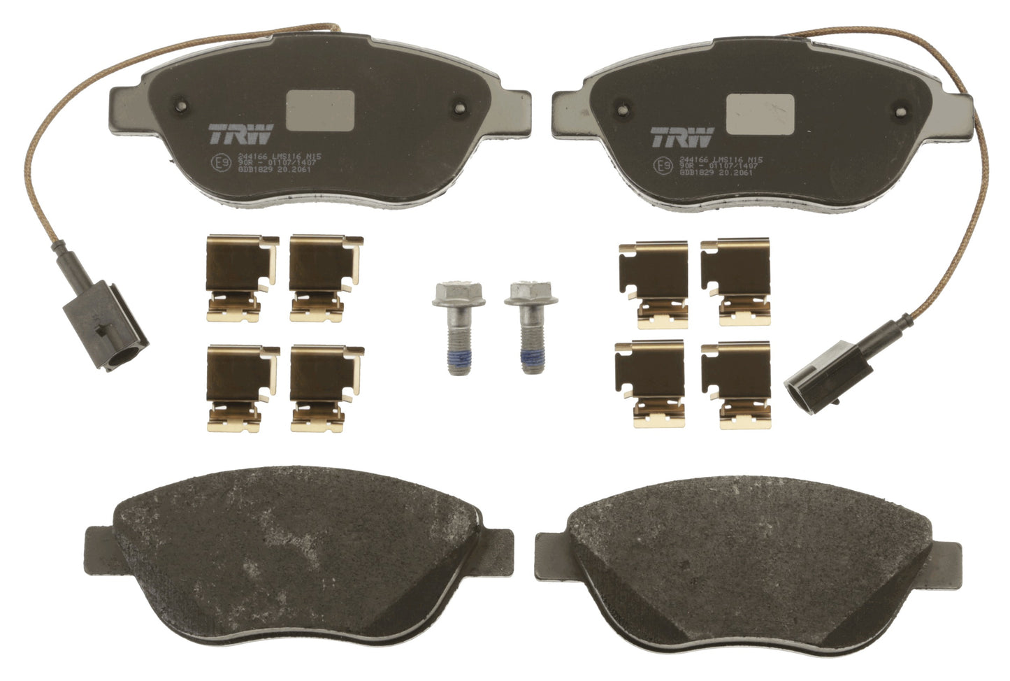 TRW - GDB1829 - Bremsbelagsatz, Scheibenbremse// 19-0577 //  // J217