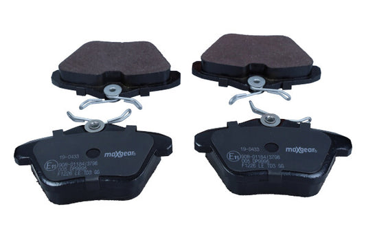 MAXGEAR - 19-0433 - Bremsbelagsatz, Scheibenbremse - // C21