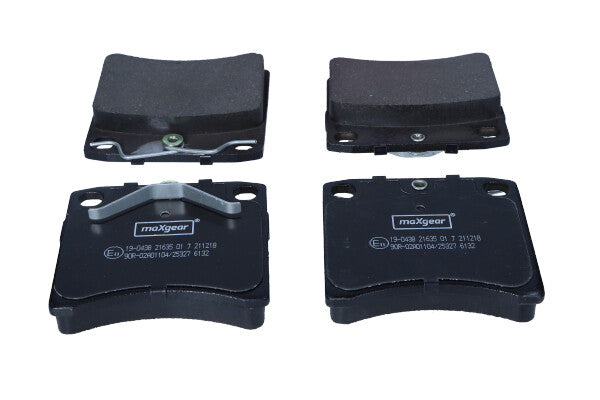 MAXGEAR - 19-0438 - Bremsbelagsatz, Scheibenbremse - // C22