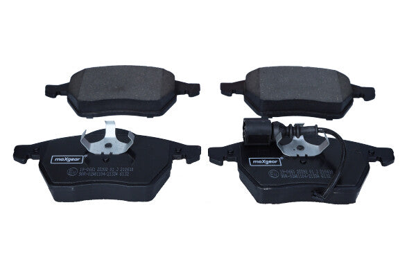 MAXGEAR - 19-0661 - Bremsbelagsatz, Scheibenbremse - // D29