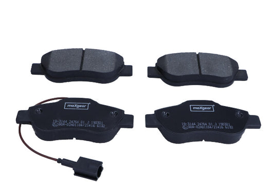 MAXGEAR - 19-3144 - Bremsbelagsatz, Scheibenbremse - // H84