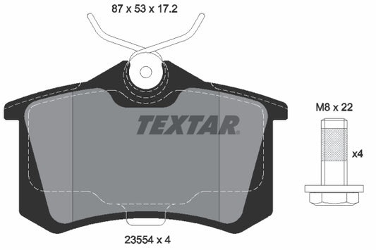 TEXTAR - 2096110 - Bremsbelagsatz, Scheibenbremse - // H1
