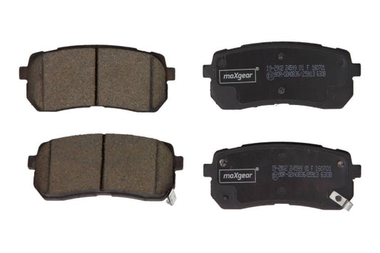MAXGEAR - 19-2902 - Bremsbelagsatz, Scheibenbremse - // H42