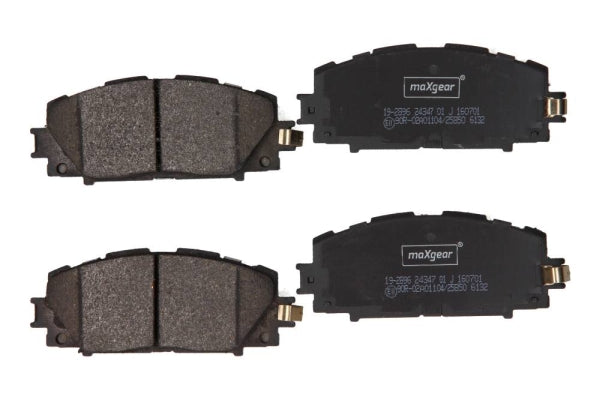 MAXGEAR - 19-2896 - Bremsbelagsatz, Scheibenbremse - // H24