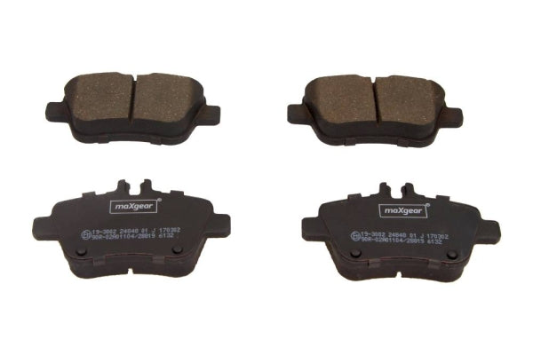 MAXGEAR - 19-3002 - Bremsbelagsatz, Scheibenbremse - // H65