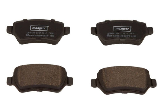 MAXGEAR - 19-0450 - Bremsbelagsatz, Scheibenbremse - // C32