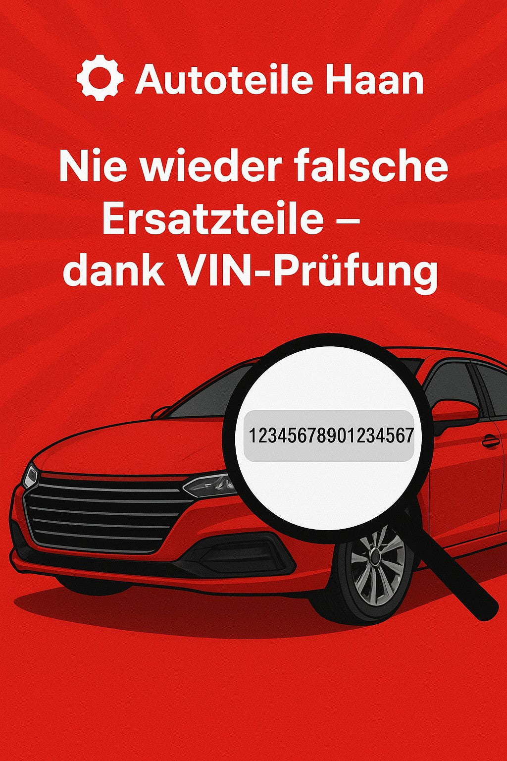 Ersatzteile-Suchservice-Paket durch Fahrgestellnummer (VIN)