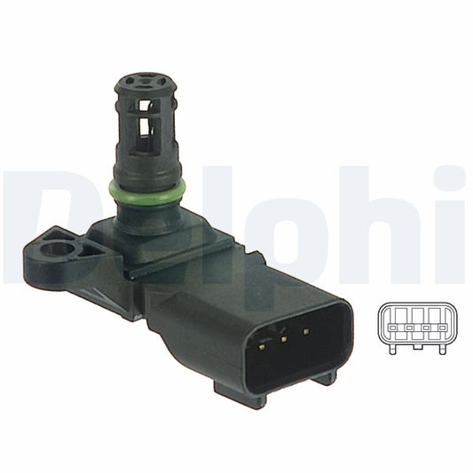 DELPHI - PS10125 - Sensor, Saugrohrdruck - SENSOR, SAUGROHRDRUCK/ H53