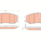 TRW - GDB1715 - Bremsbelagsatz, Scheibenbremse//19-0898 //2451001  // J209
