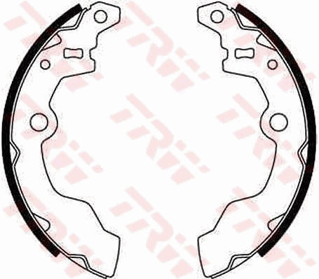 TRW - GS8302 - Bremsbackensatz - BREMSBACKEN SUZUKI MARUTI// i5