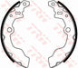 TRW - GS8302 - Bremsbackensatz - BREMSBACKEN SUZUKI MARUTI// i5