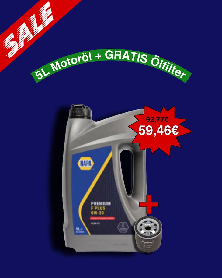 Napa - 0W30 - N120005 - Qualität Motoröl 5L & 1X Ölfilter Gratis