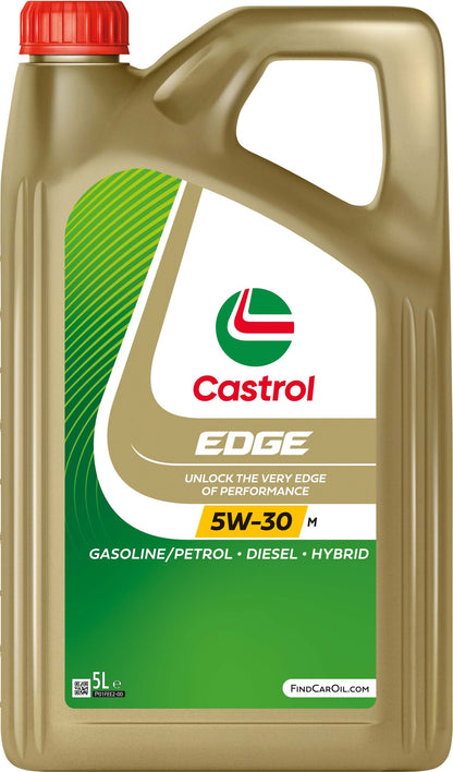 Castrol - 5W30 EDGE M 5L - Motoröl & 1X Ölfilter Gratis