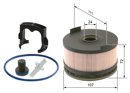 BOSCH - F026402262 - Kraftstofffilter // PU11002ZKIT // KA-01